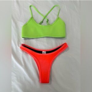 Hoaka bright highlighter colours bikini